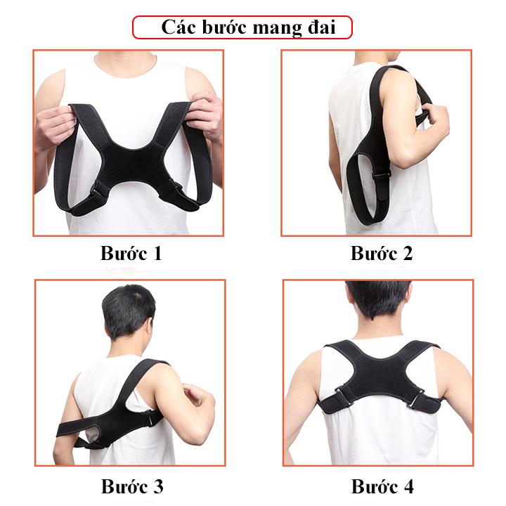 [HCM]Đai chống gù lưng Arbot AB025