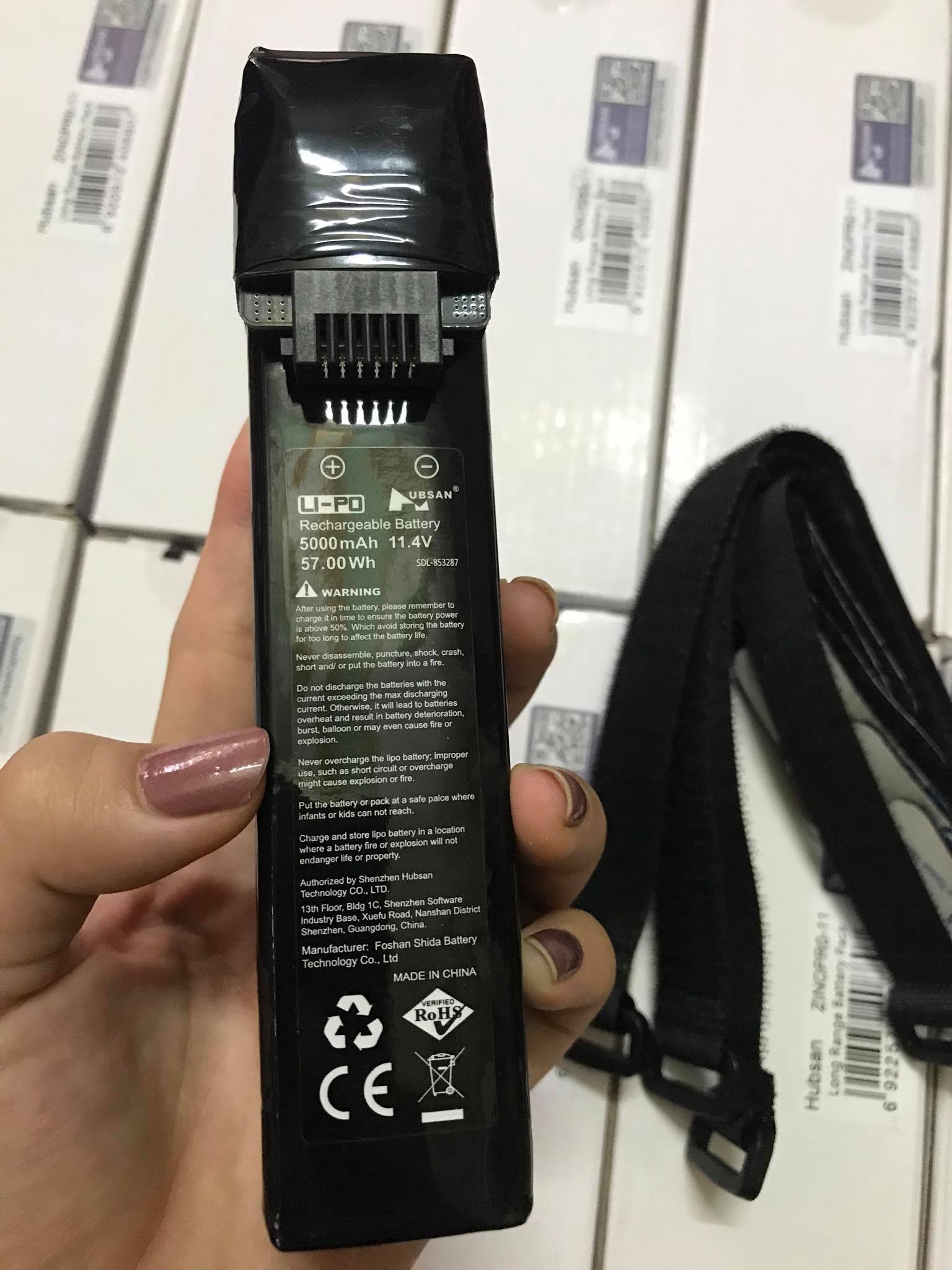 Pin hubsan zino H117S/Zino pro  5000mAh