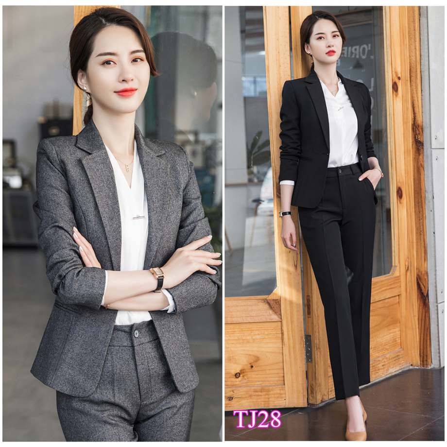 Set nguyên bộ áo vest quần dài tj28