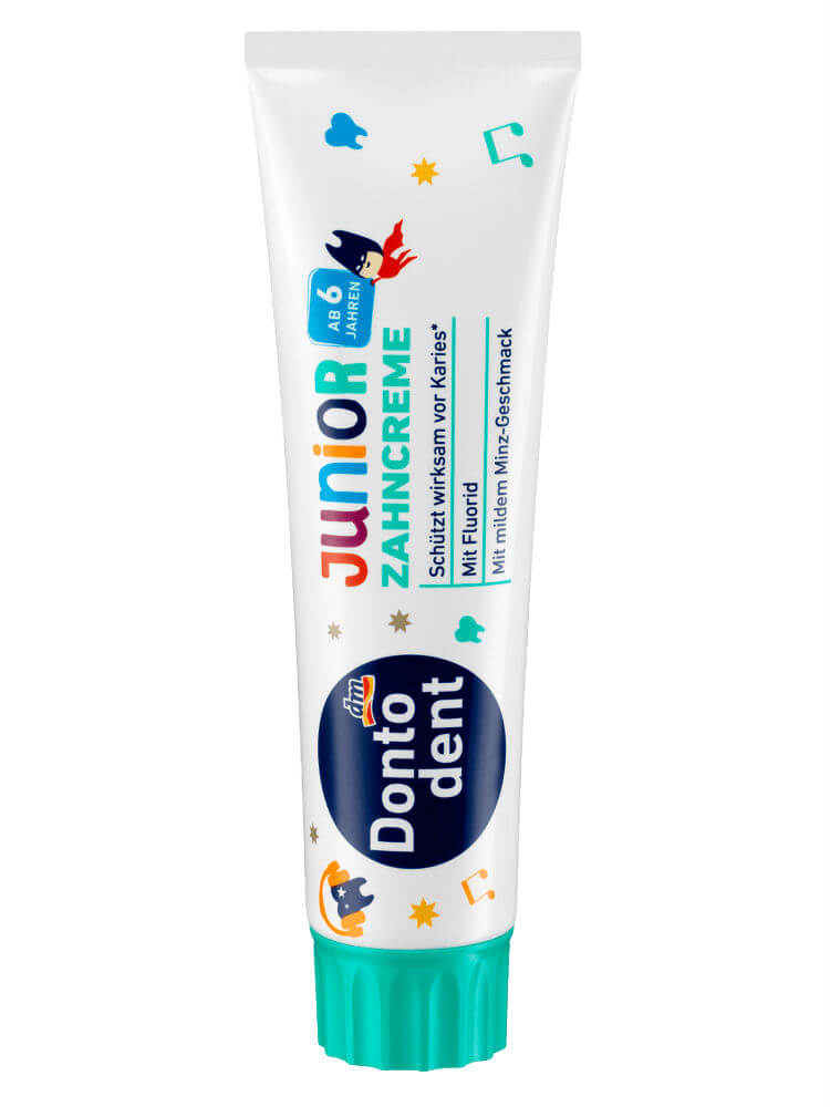 Chỉ xỉa răng có cán Dontodent Junior 6, 32 cái