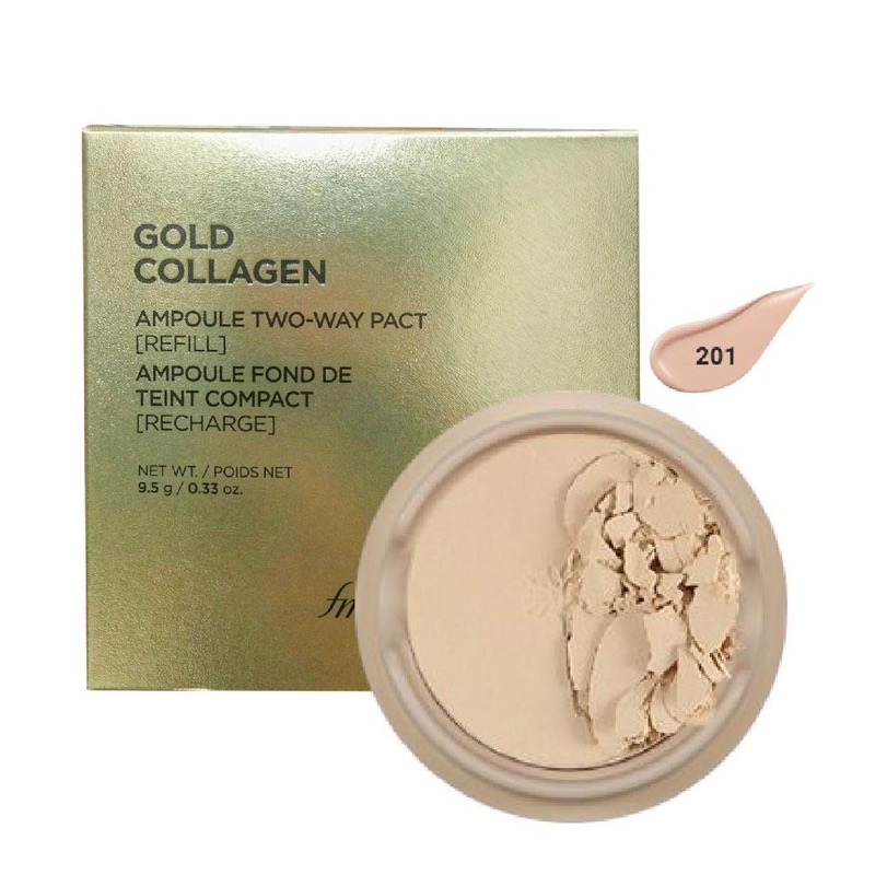 Lõi Phấn phủ Gold Collagen Ampoule Two- Way Pact