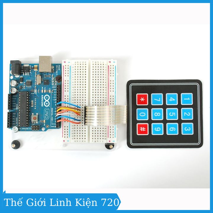 Bàn phím ma trận mềm 3x4 keypad