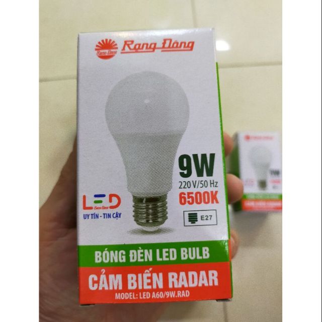 Led bulb cảm biến 9w rạng đông