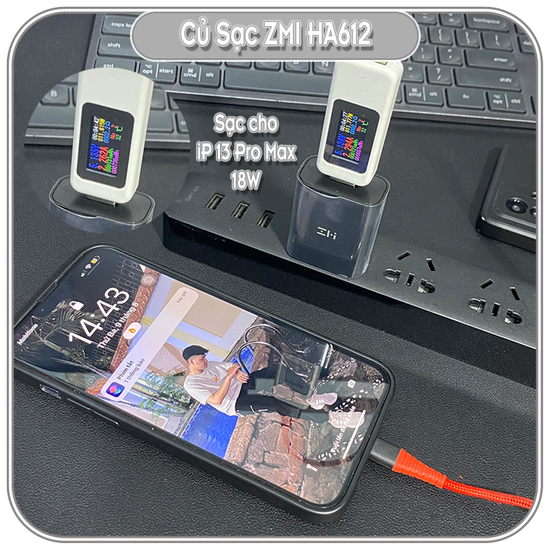 Củ sạc nhanh ZMI HA612 18W (QC 2.0-3.0)