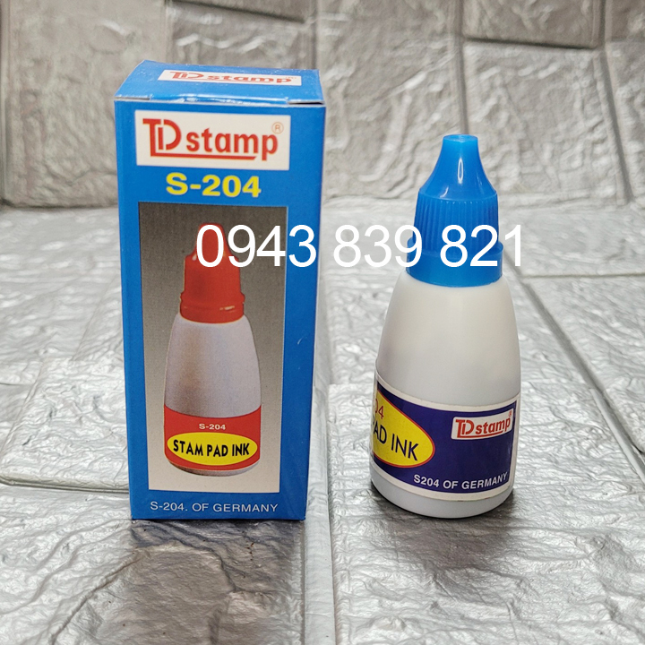 Mực con dấu đóng trên giấy TDStamp S-204 (28ml)