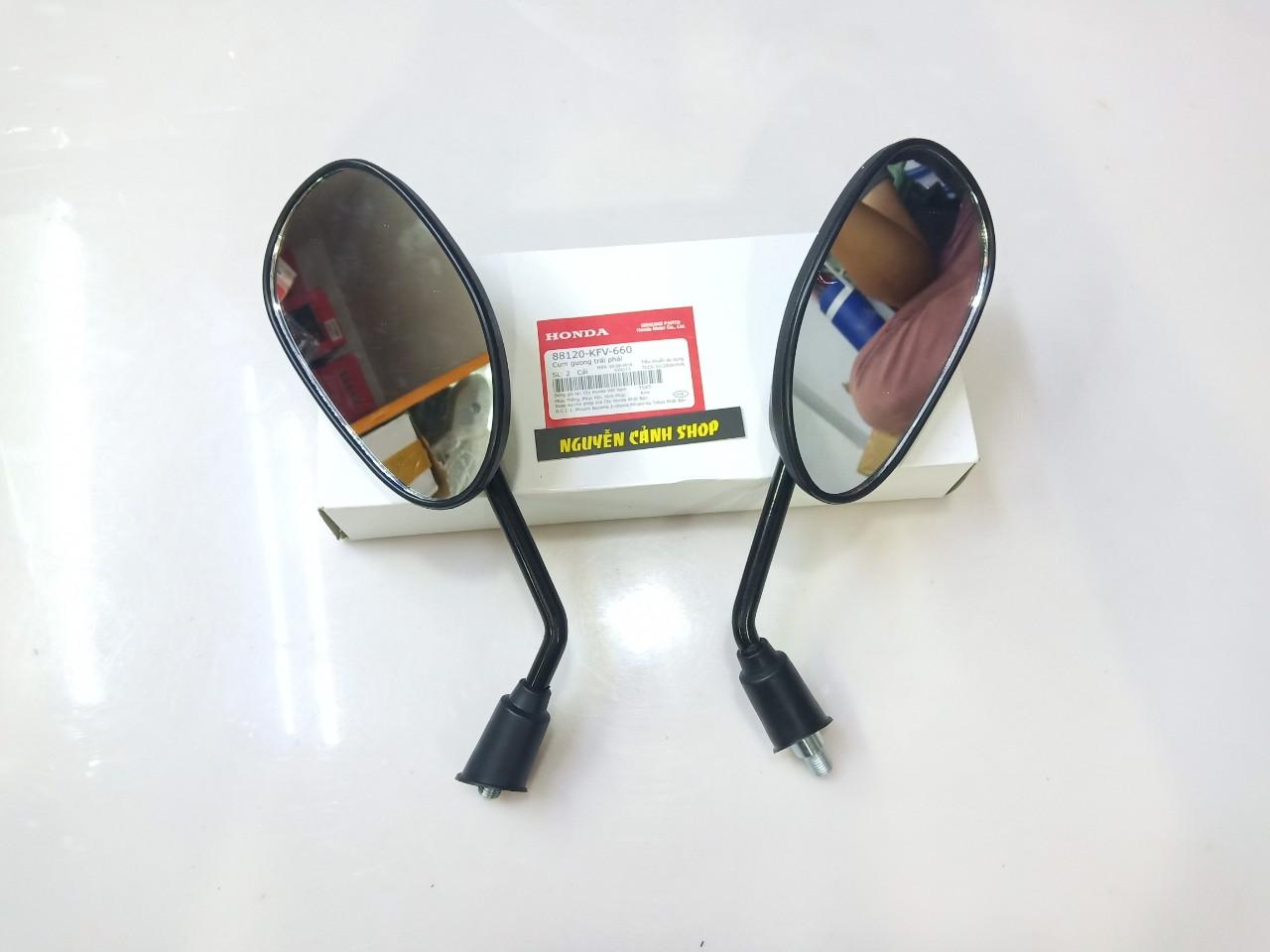 Kiếng chiếu hậu zin - xe wave