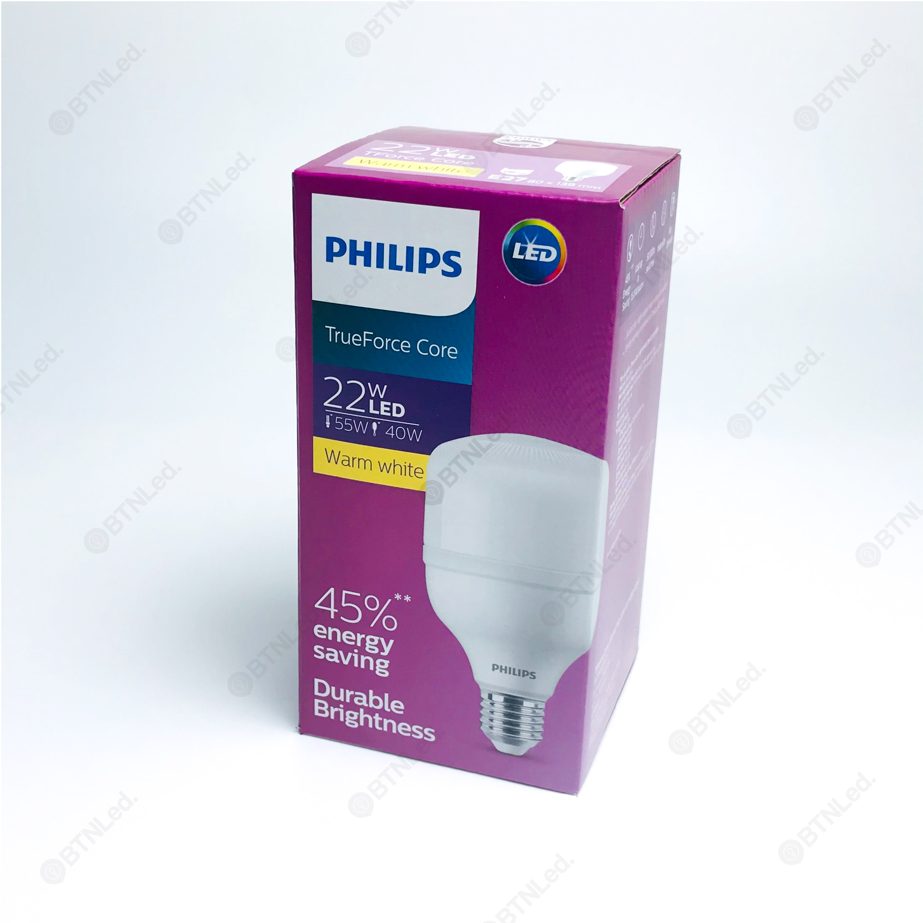Đèn LED trụ Philips E27 (22W / 30W / 40W / 50W) - Bảo hành 24 tháng