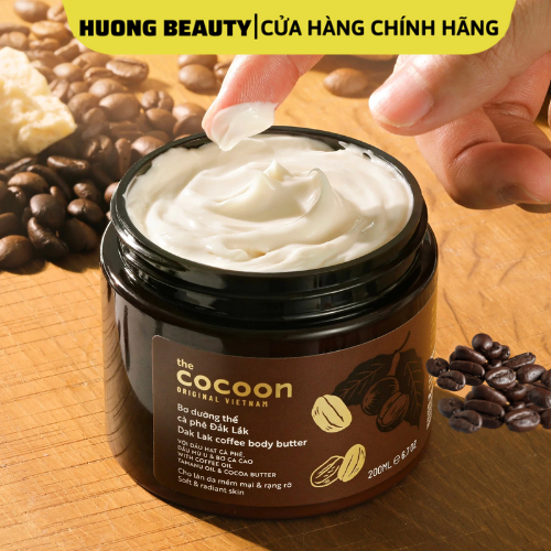 Bơ dưỡng thể cà phê Đắk Lắk Cocoon cho da mềm mịn & rạng rỡ