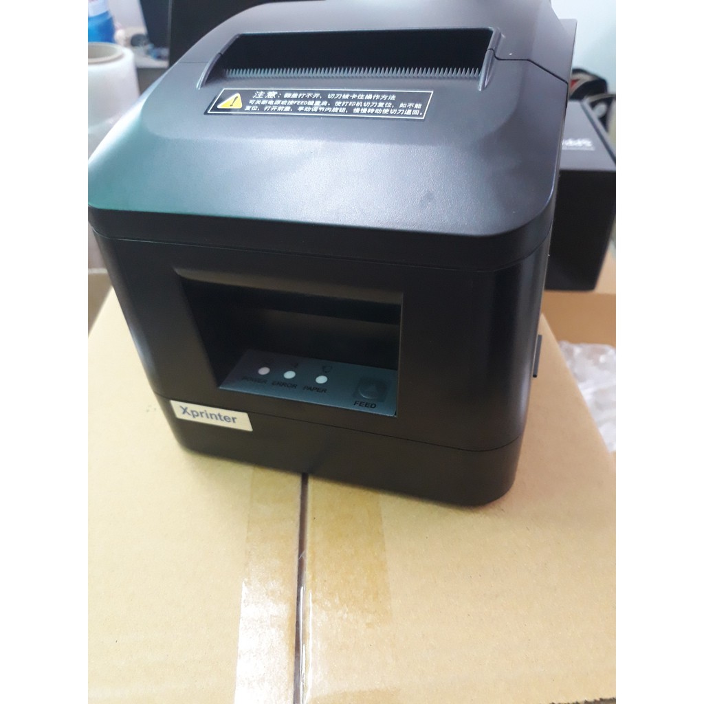 [HCM](Có Video) Máy In Bill Hóa Đơn XPRINTER A160 (USB) Có Cắt Giấy Tự Động