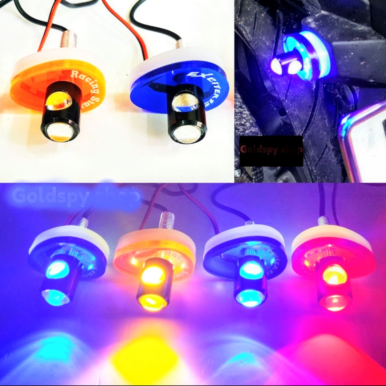 BỘ 2 ĐÈN XIN NHAN MUTY 2 CHIỀU XE MÁY CỰC CHẤT MẪU MỚI ĐỒ CHƠI XE MÁY