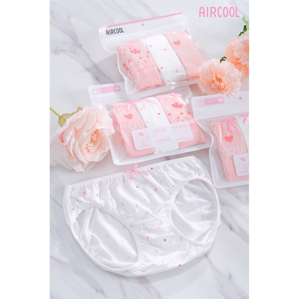 Quần chip bé gái xuất nhật aircool quần chip tam giác size 38.5k/1 quần