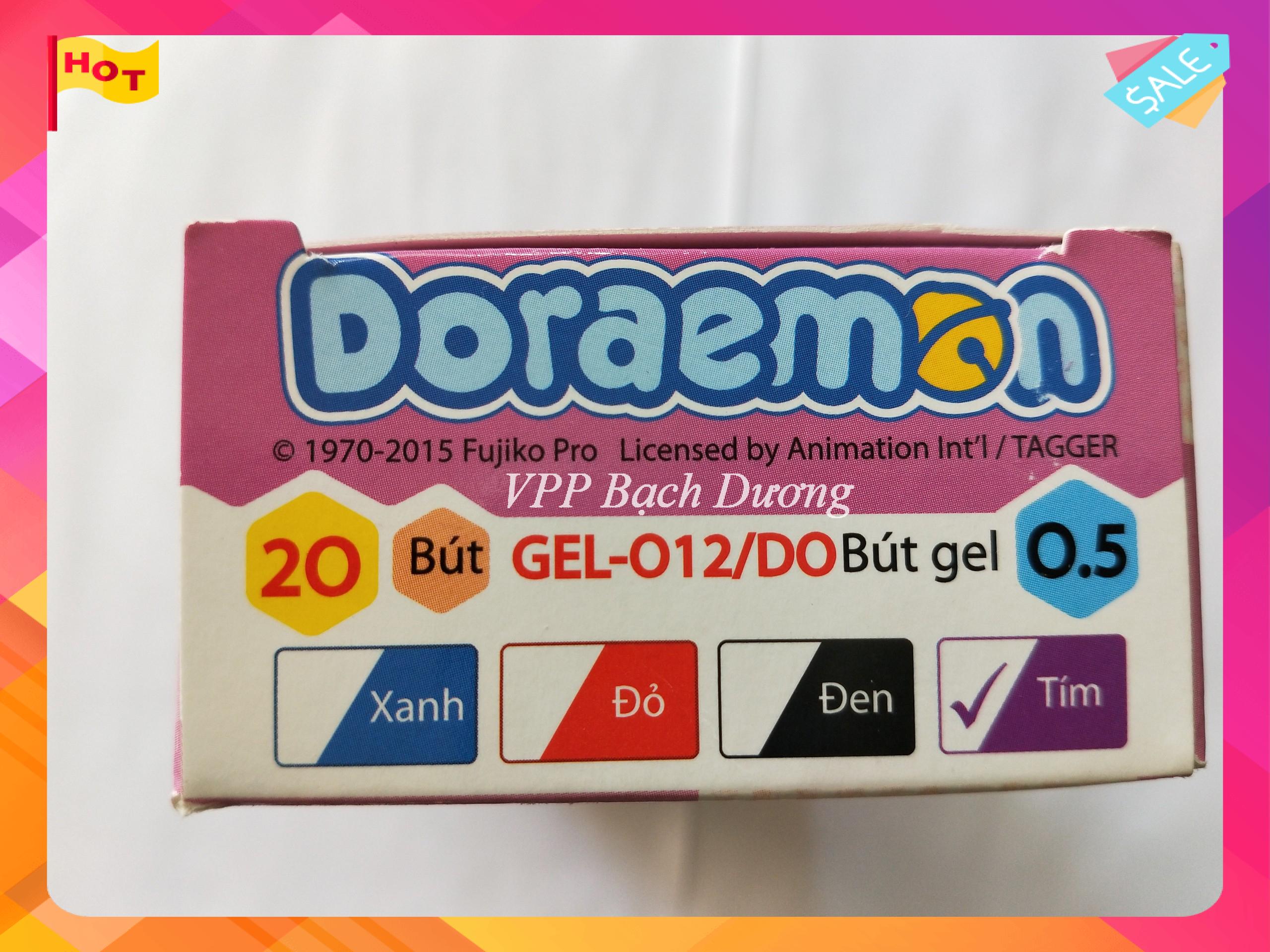 Bút tím Doraemon Thiên Longg - Gel 012- cây