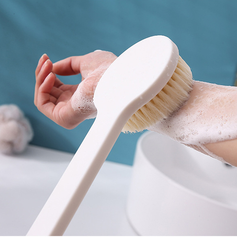 Japan Bath back brush long handle bathroom brush holder back brush Japan scrub back brush