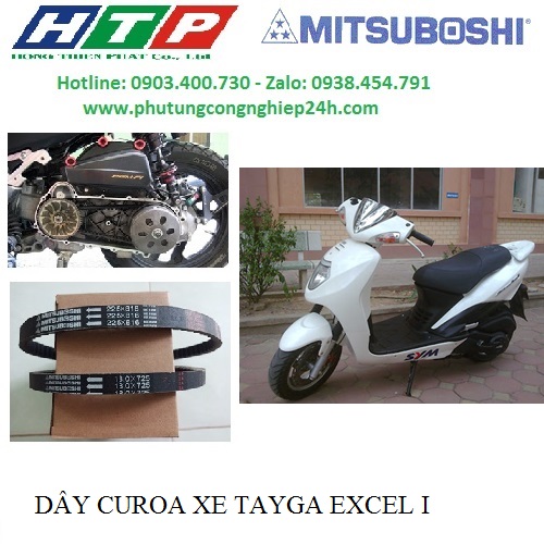 Xe tay ga SYM Excel 1 mã dây curoa 806