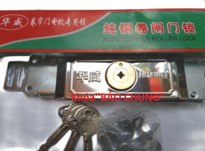 Ổ khóa cửa cuốn cơ chống trộm đời mới