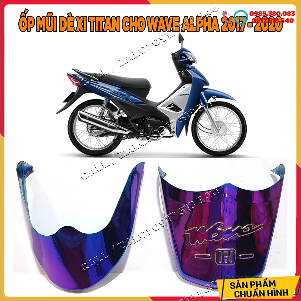 ✅ ốp mũi dè xi titan wave 2017-2021 ✅