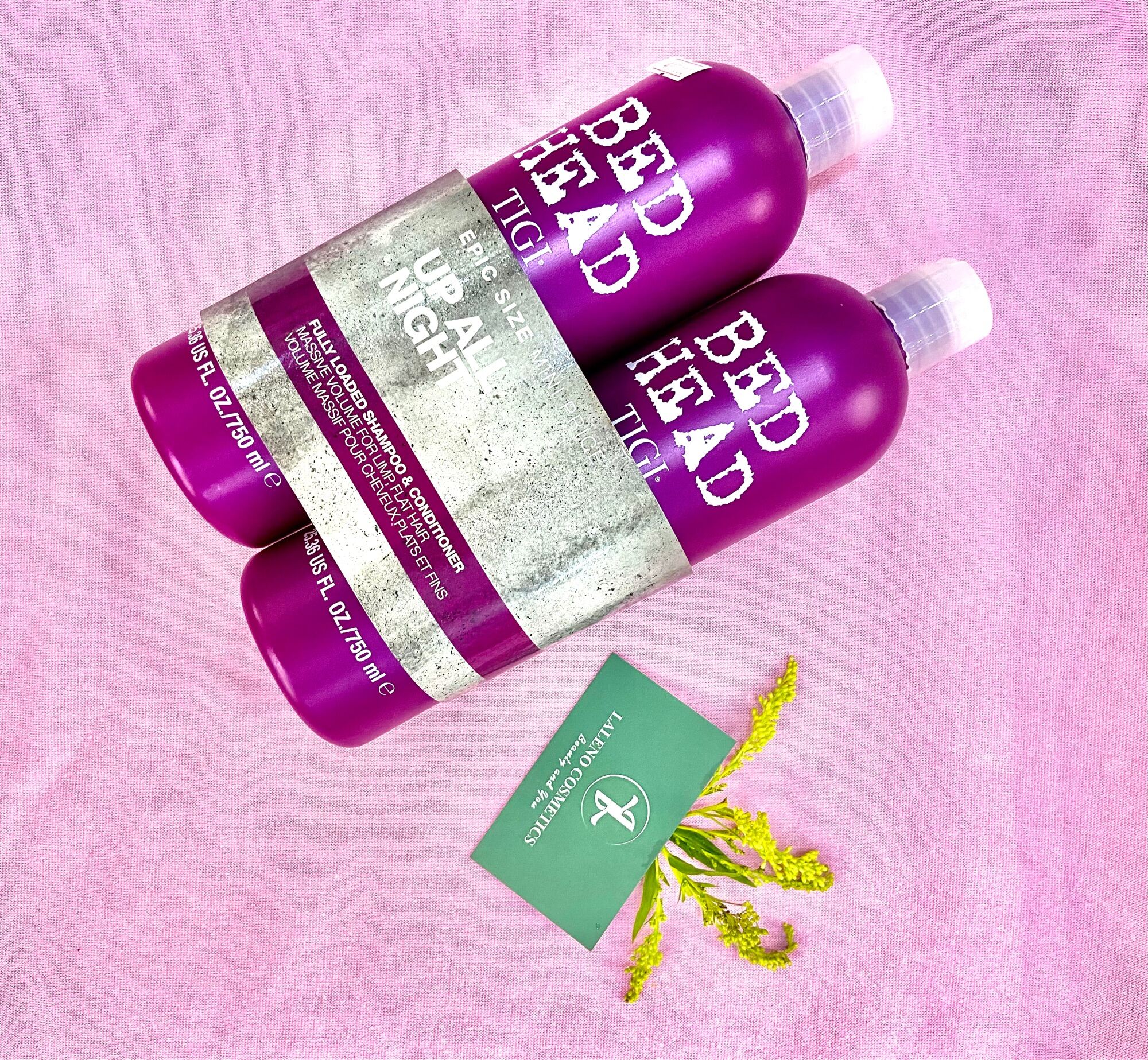 CẶP DẦU GỘI DẦU XẢ TIGI BED HEAD UP ALL NIGHT DÀNH CHO TÓC UỐN XOĂN TẠO ĐỘ PHỒNG TÓC PHỒNG CHÂN TÓC