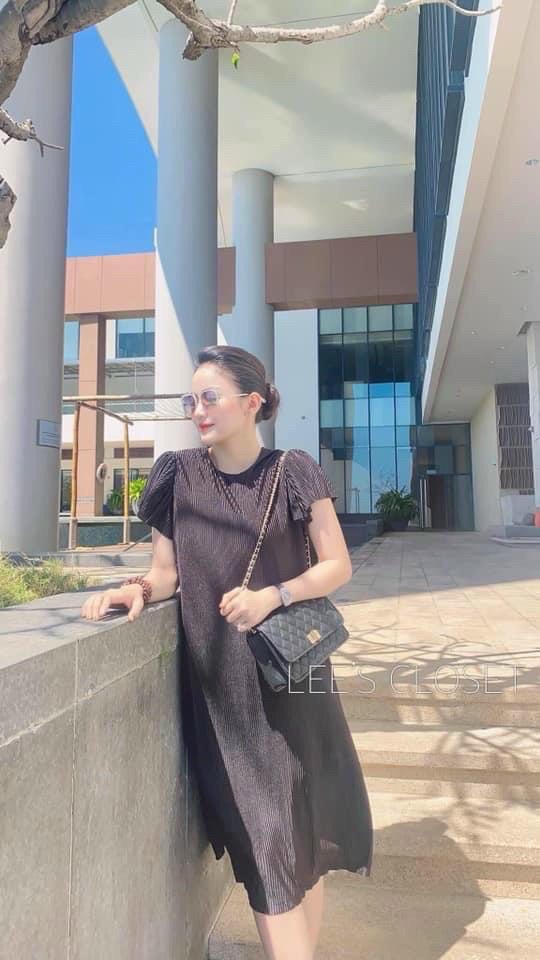 Váy suông dập ly chất đẹp