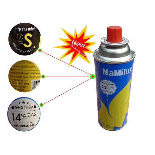 Lon Ga Mini Namilux loại 220gr/250gr