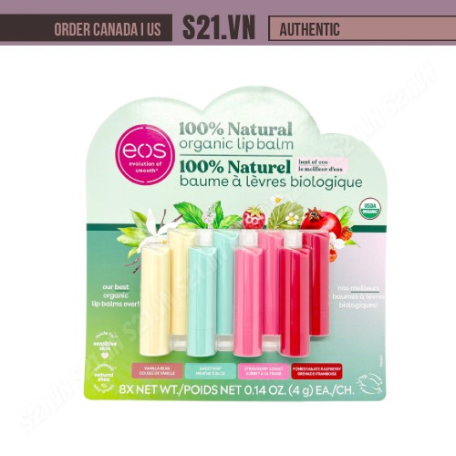 Tách Set Son Dưỡng EOS Dạng Thỏi Super Soft Lip Balm