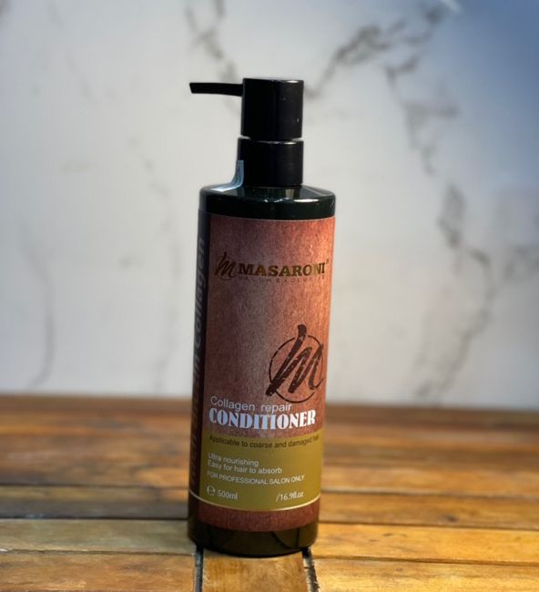 Masaroni Rich Biotin Collagen Repair Conditioner restores super smooth hair 500ml
