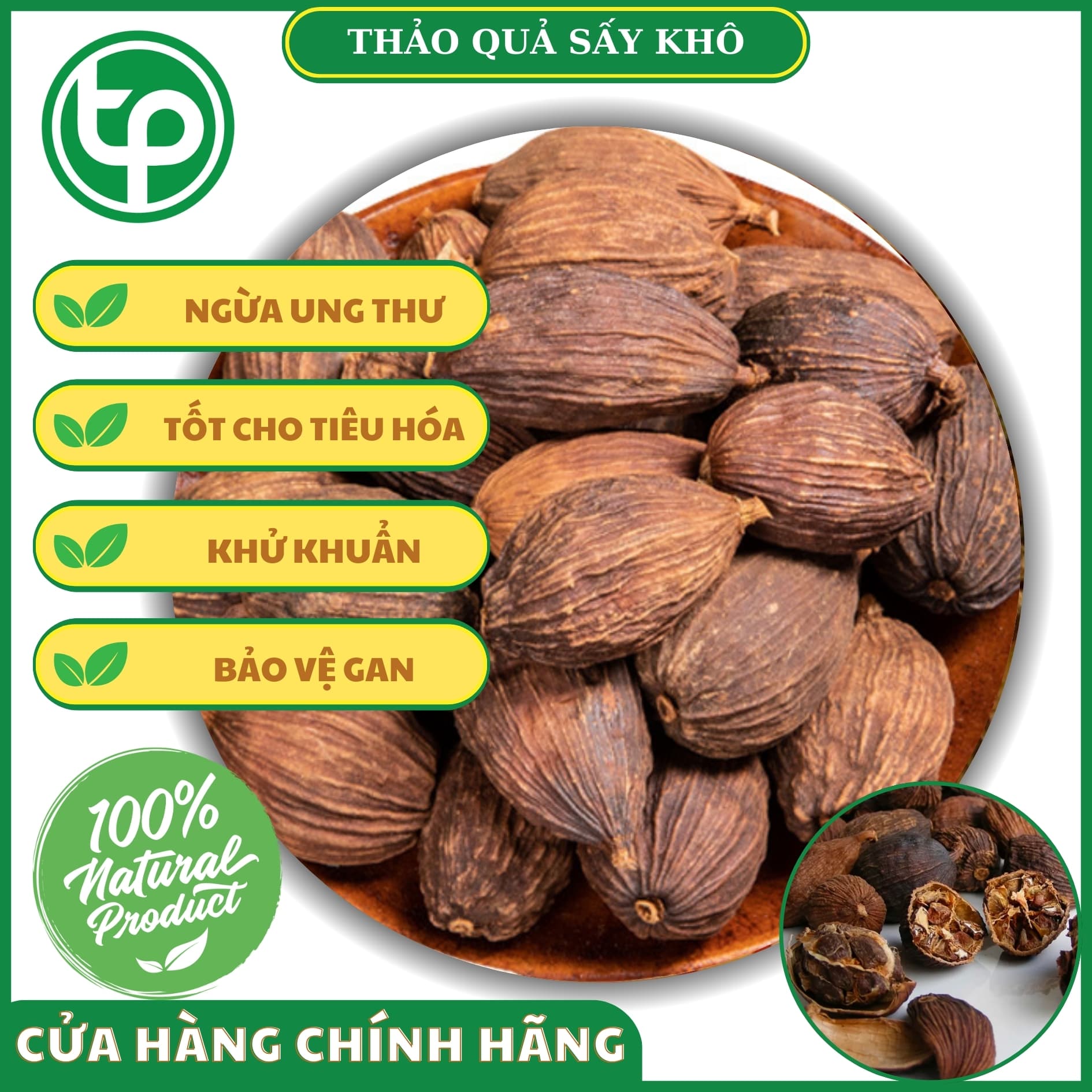 [Premium Dried Goods] Dried Grass Jelly 100g - Tan Phat Herbal Medicine