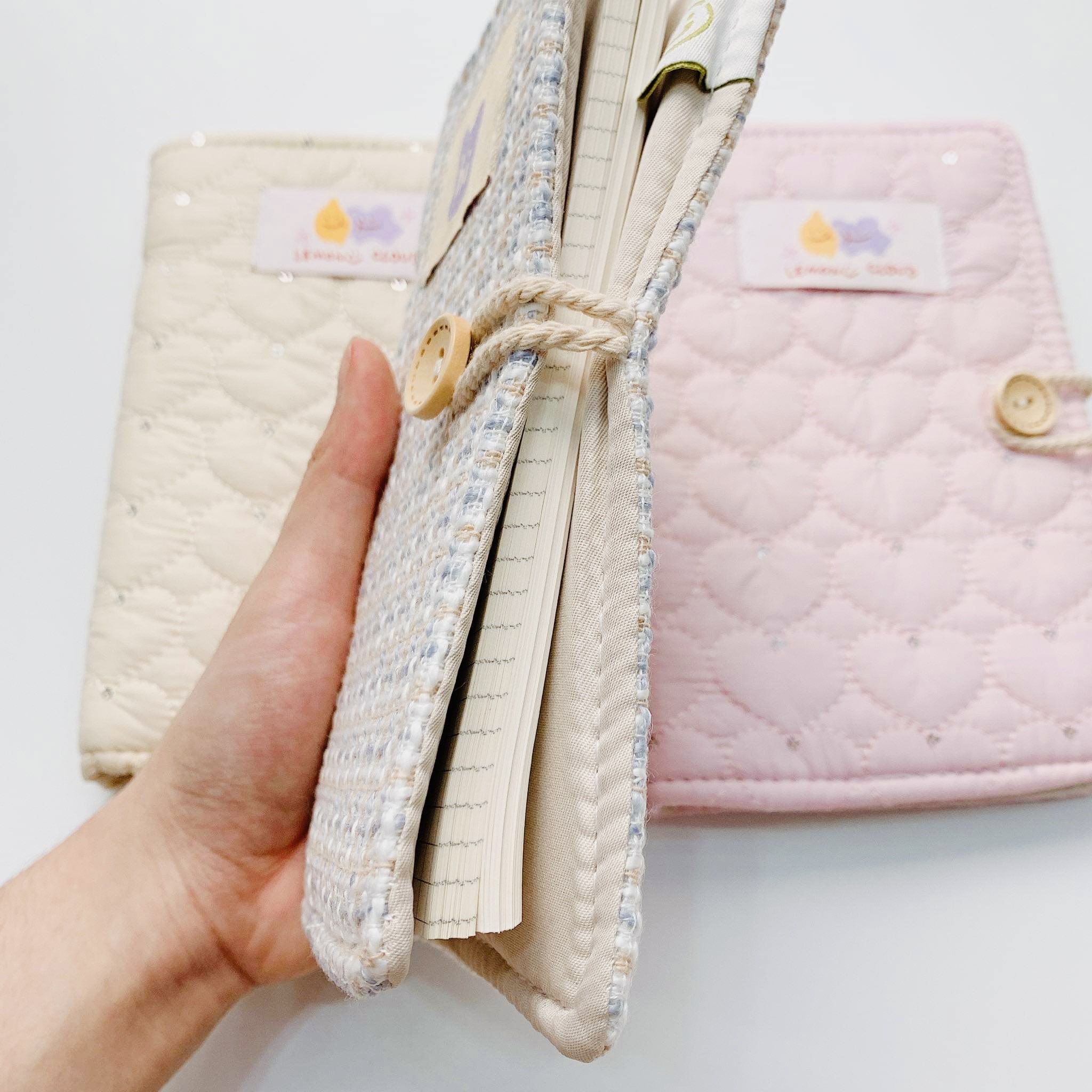 Sổ Còng Bìa Vải Pastel A6