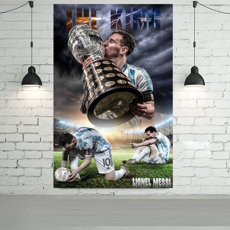 Decal dán tường Messi phiên bản mới (ảnh HD)
