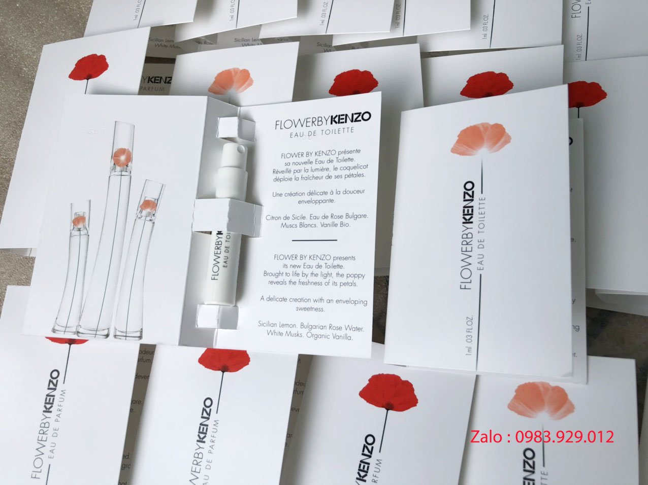 Mẫu thử Vial nước hoa Kenzo các mùi