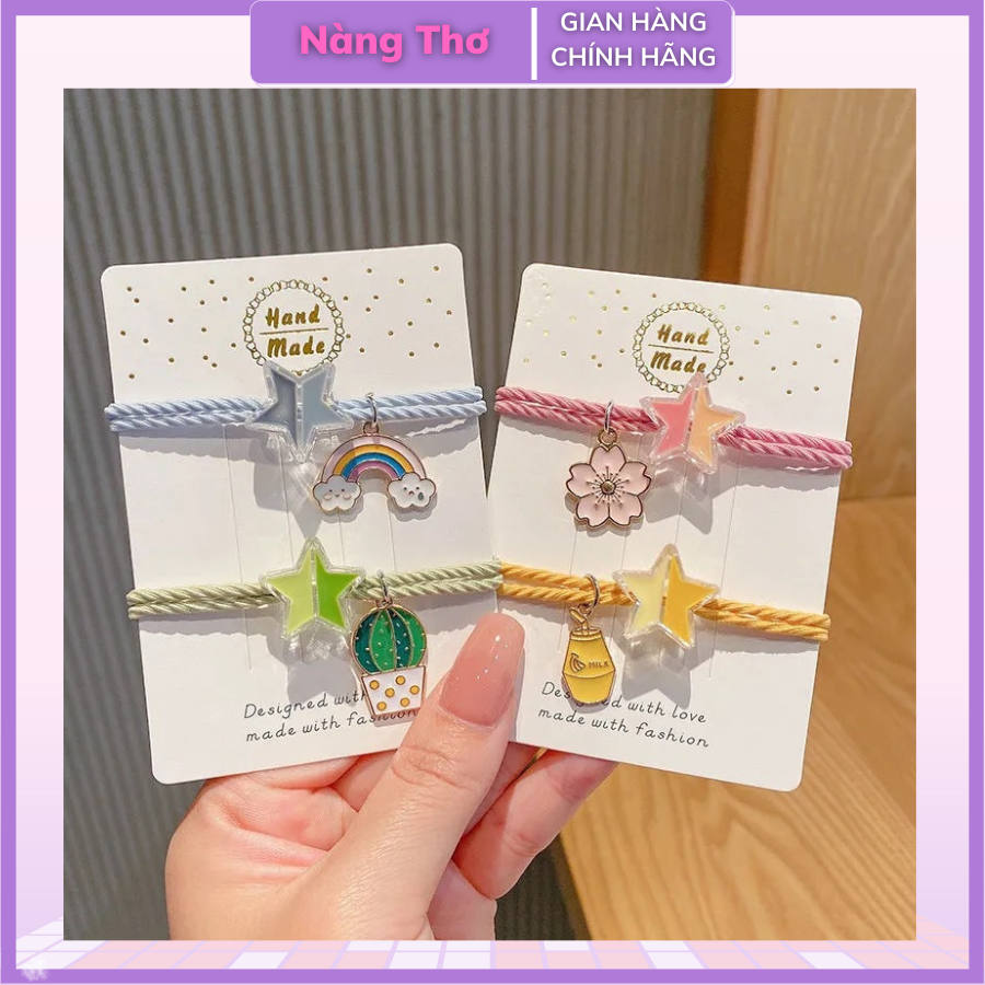 Dây Cột tóc ngôi sao Hàn Quốc Cho Nữ