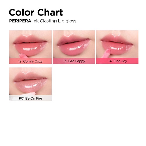 Son Bóng Peripera Ink Glasting Lip Gloss 4.5ml [01 - 02 - 03 - 04 - 05 - 06]