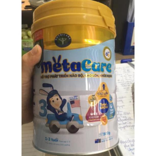{Mẫu mới}Sữa bột Meta care số 3(900g) - date luôn mới.