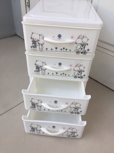 Tủ nhựa mini 4 tầng Việt Nhật