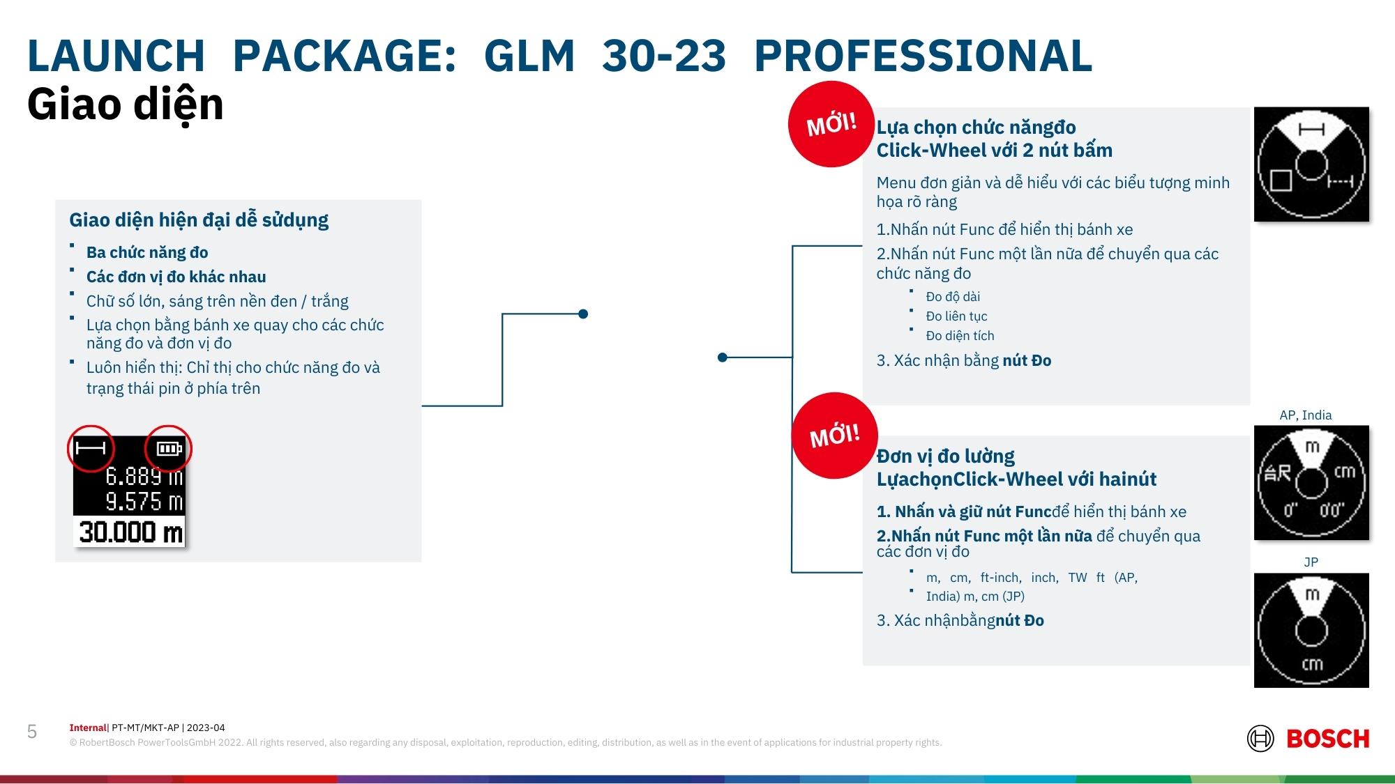 Máy đo khoảng cách Bosch GLM 30-23 Professional