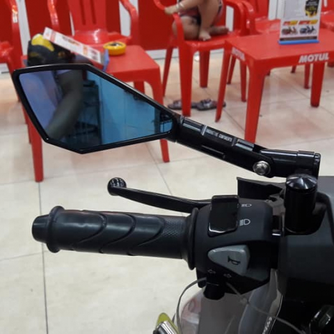 Gương / Kính chiếu hậu Rizoma 5 góc cho các dòng xe máy