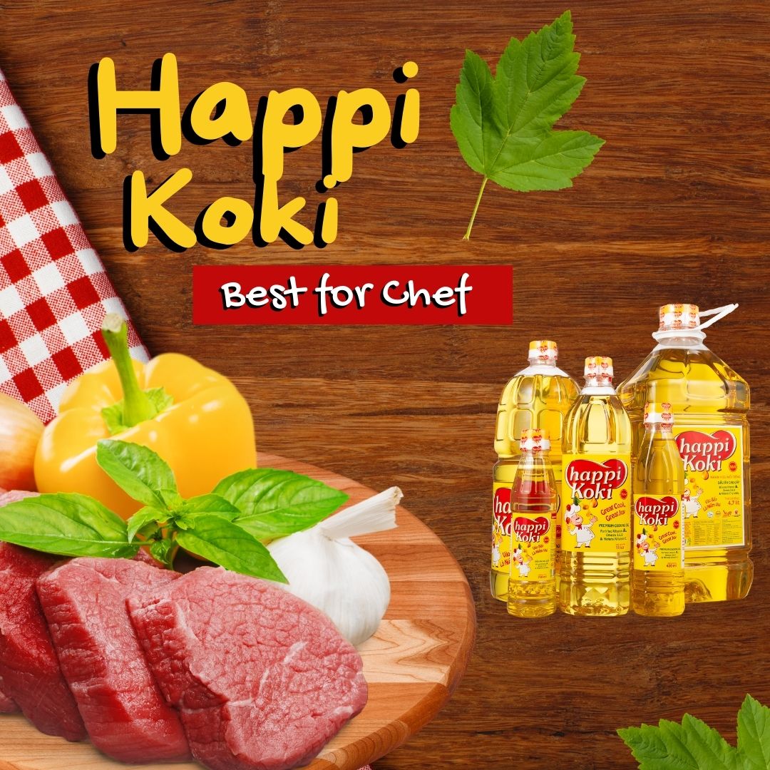 [FREESHIP MAX] Dầu ăn Happi Koki 2L [Anlongfood]