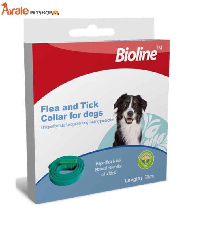 Vòng cổ loại bỏ ve rận chó mèo Bioline - An toàn, hiệu quả, dễ sử dụng-Aralepetshop