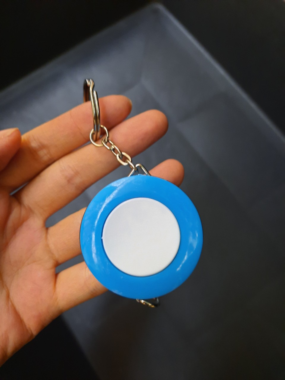 Thước dây mini 1.5m kèm móc khóa