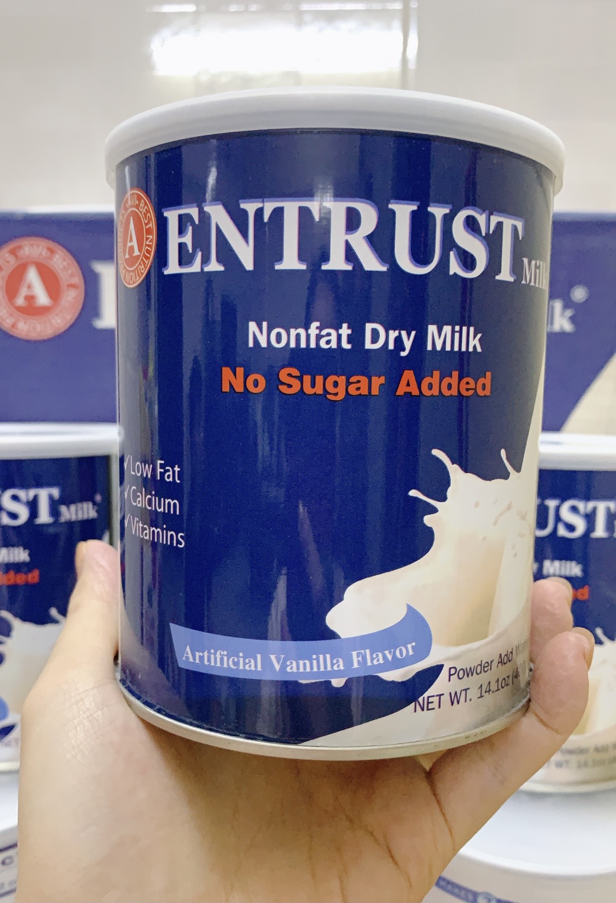 SỮA ENTRUST TỐT CHO NGƯỜI TIỂU ĐƯỜNG 400G MỸ