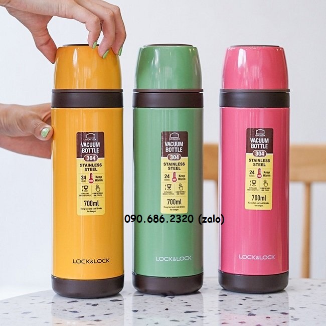 bình giữ nhiệt lock&lock - bình giữ nhiệt inox 700ml
