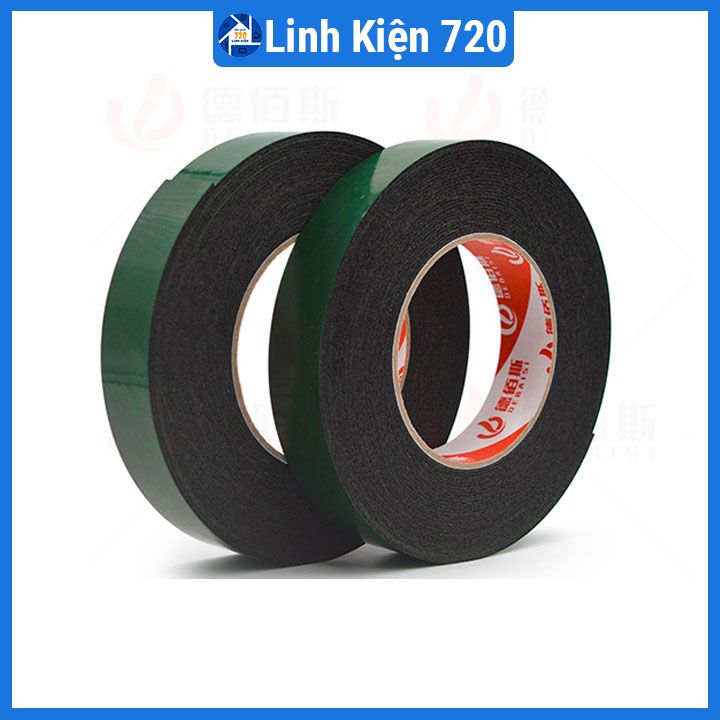 Băng dính xốp 2 mặt 2.4cm siêu dính
