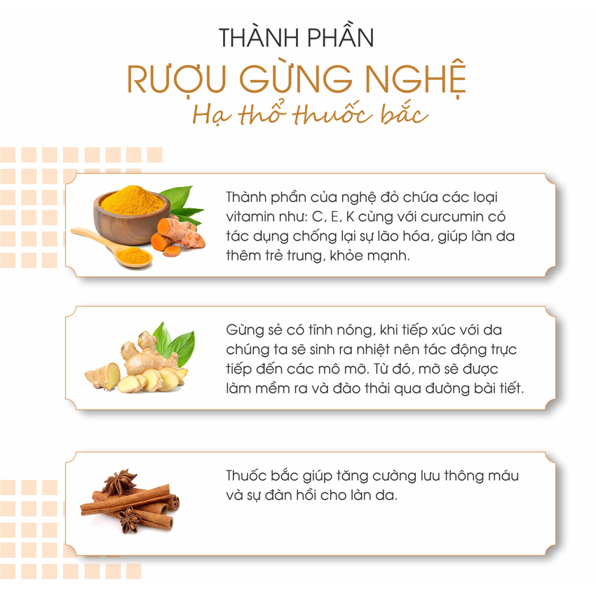 Combo 2 chai Gừng Nghệ Hạ Thổ thảo dược (Handmade nhà làm) 500ml