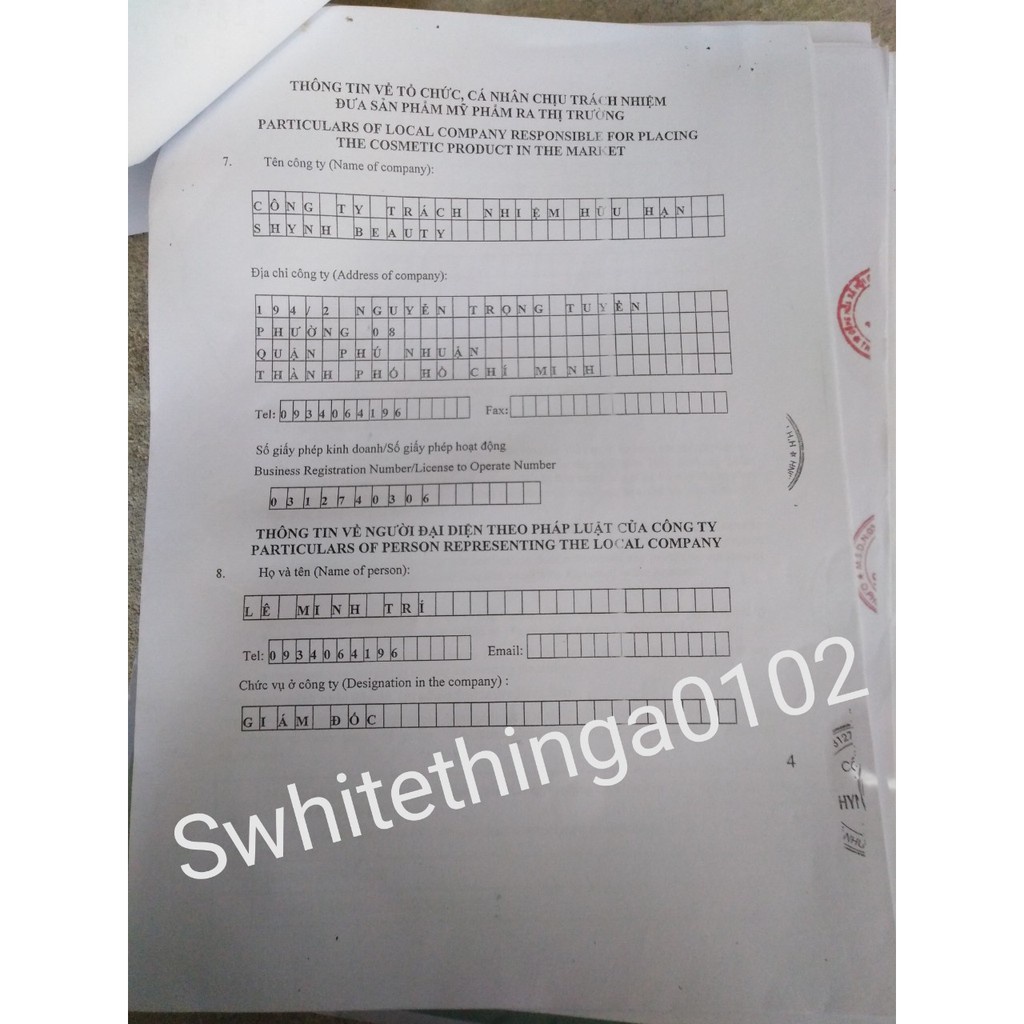 Serum Gừng Kích Trắng Face Swhite 50ml