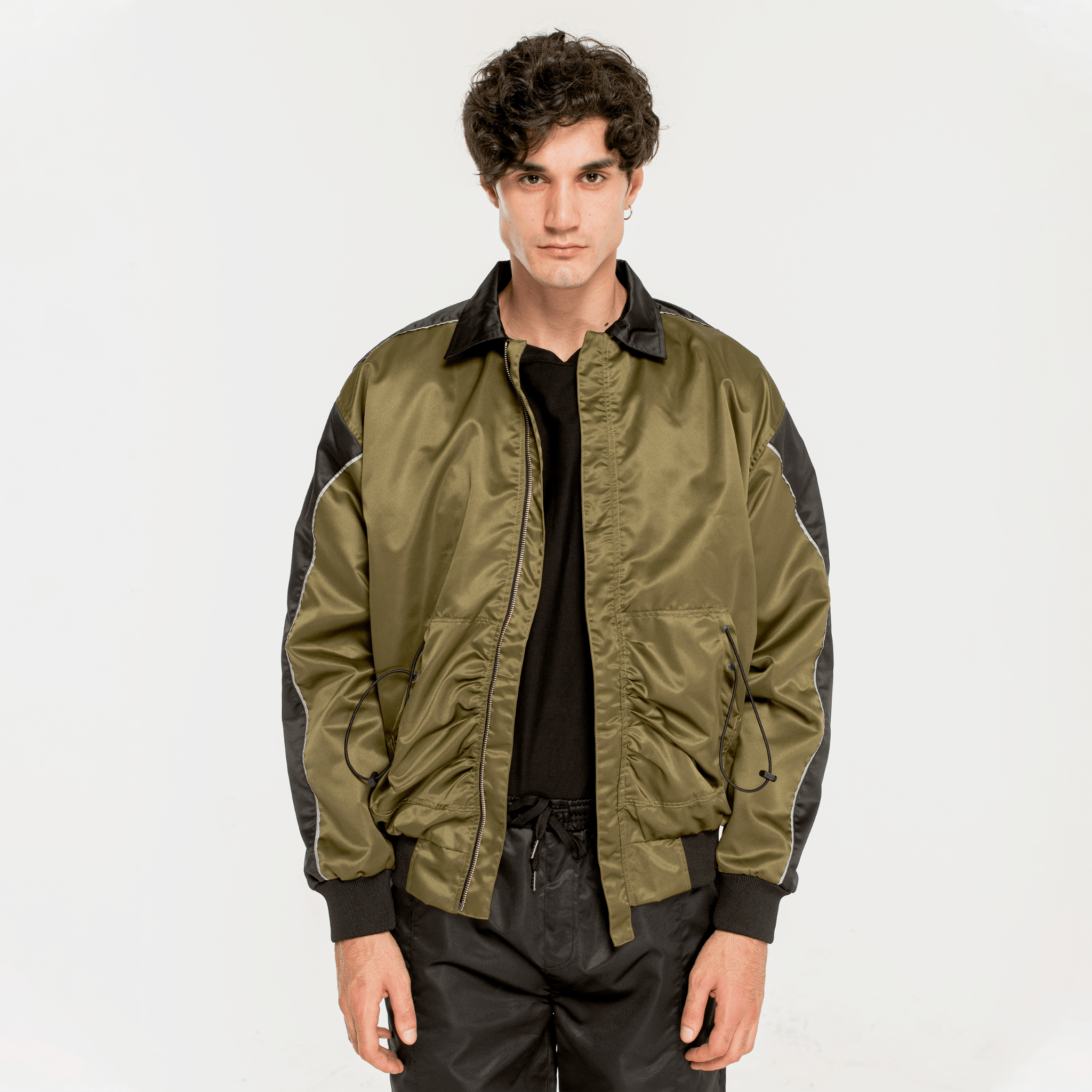 FOMO Áo khoác dù Unisex DRAWSTRING JACKET