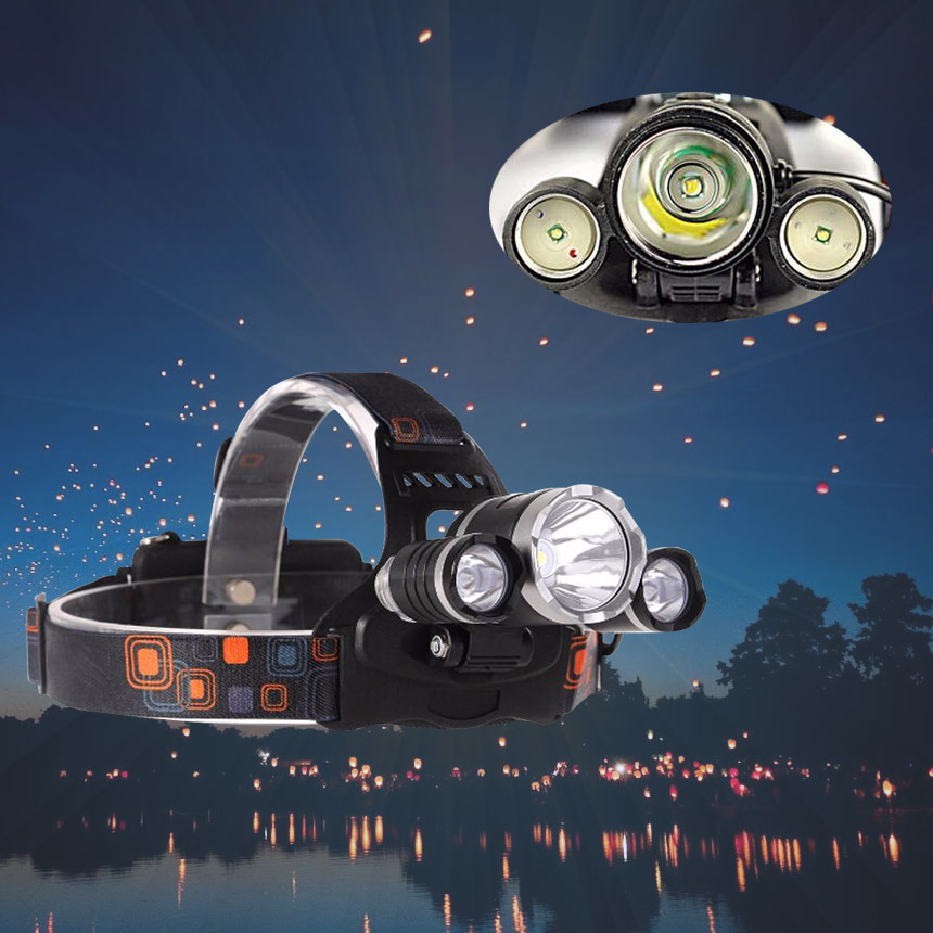 [HCM]Đèn pin Led siêu sáng đội đầu 3 bóng siêu sáng