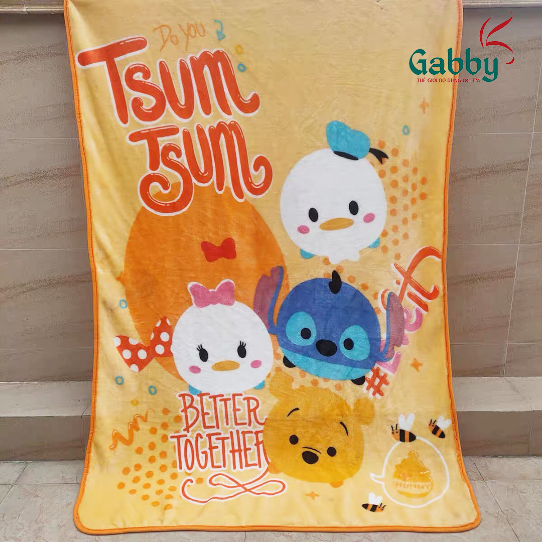 Chăn mềm trẻ em Disney nhiều kích thước (Elsa/ Spiderman/ Avengers/ Mickey/ Minnie/ Tsum)