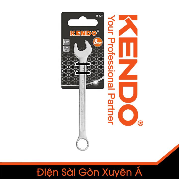 Cờ lê 2 đầu vòng miệng 8mm Kendo - KD15308