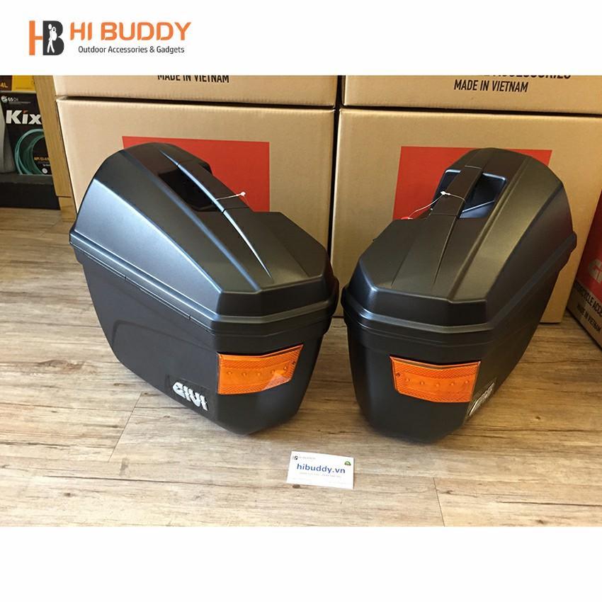 Thùng Hông Givi E22N-S Có Đèn Và Baga Hông SBL2000