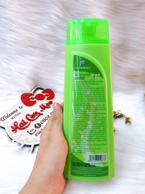 dầu gội hoa bưởi 400ml