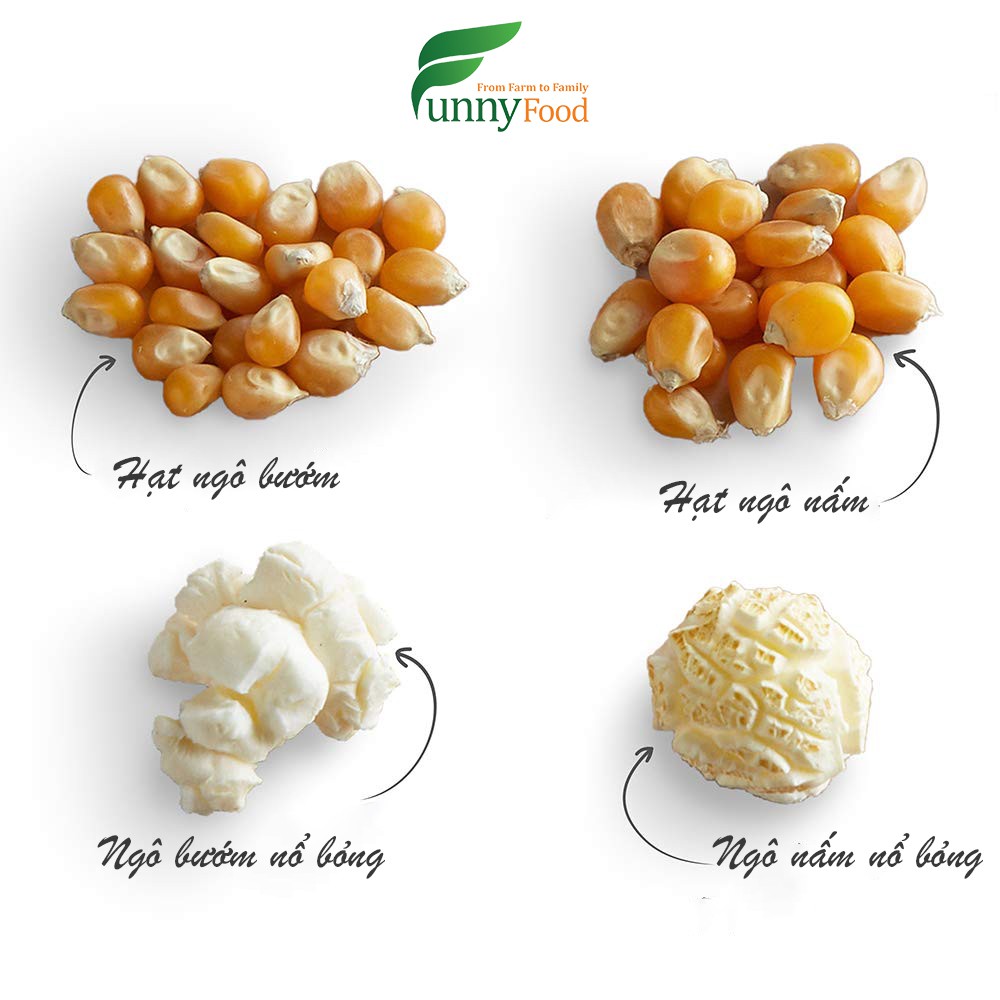 Ngô Mỹ nổ bắp rang bơ tại nhà (1Kg)